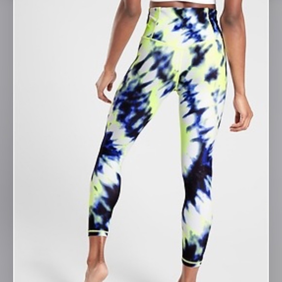 Athleta Elation High-Rise Tie Dye 7/8 Tight - Picture 2 of 8
